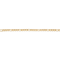 Mens Lynx Gold-Tone Ion Plated 4mm Figaro Chain Necklace - image 4