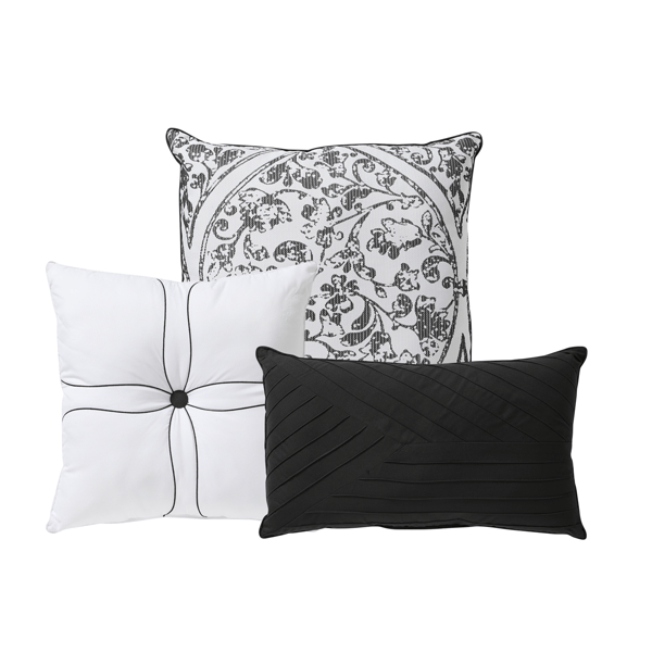 Sweet Home Collection Trieste 7pc. Damask Jacquard Bedding Set