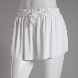 Juniors No Comment Terri Athletic Flowy Butterfly Shorts