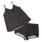 Womens Jessica Simpson Heart Lace Trim Camisole Pajama Set - image 1