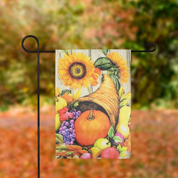 Northlight Seasonal Cornucopia Harvest Outdoor Garden Flag