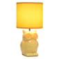 Simple Designs 12.8in. Ceramic Owl Table Lamp - image 4