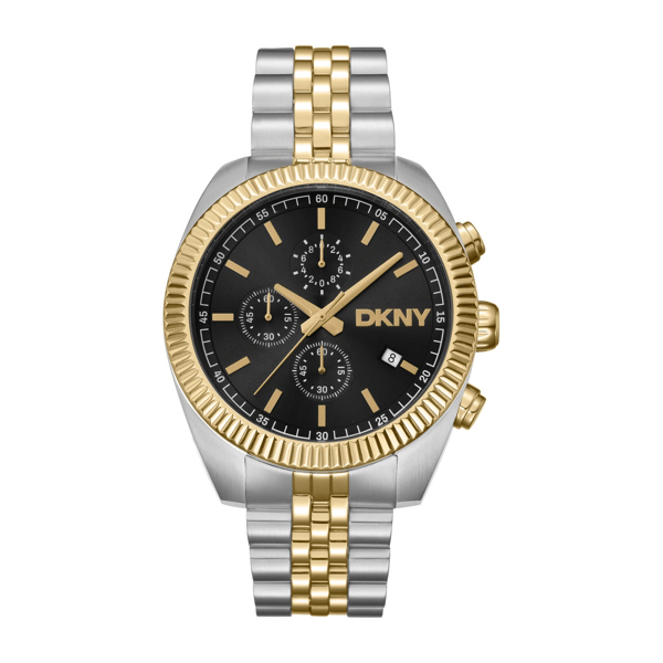 Mens DKNY Chronograph Two-Tone Bracelet Watch - DK1G134M0065