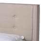 Baxton Studio Casol Modern Fabric Upholstered Queen Platform Bed - image 5