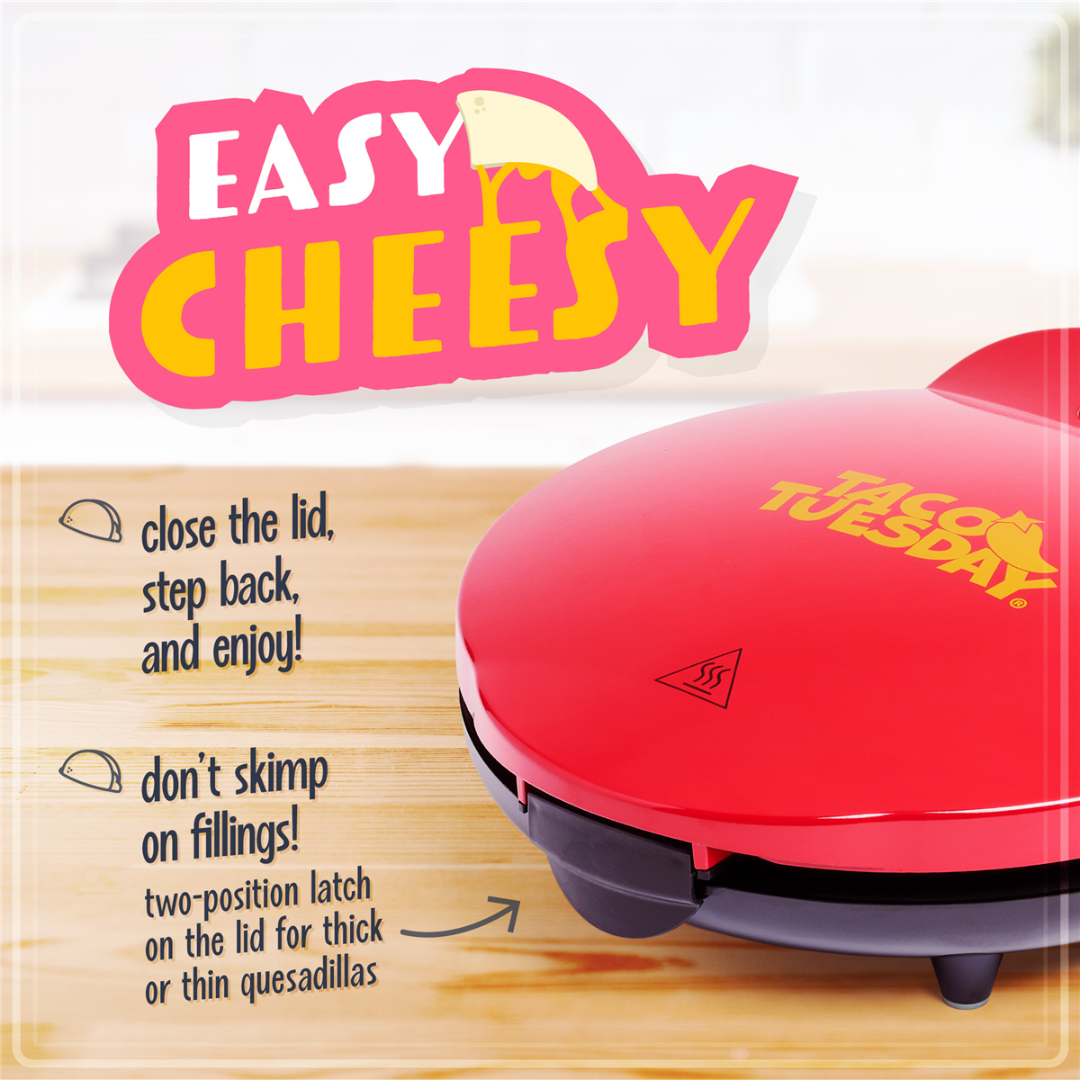 Nostalgia™ Taco Tuesday 10in. Electric Quesadilla Maker