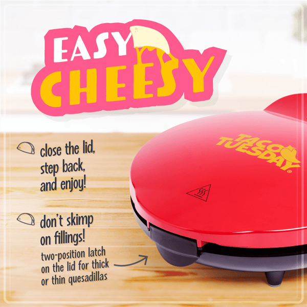 Nostalgia™ Taco Tuesday 10in. Electric Quesadilla Maker