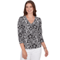 Petites Heart''s of Palm Printed Essentials Printed Stretch Jerse - image 1