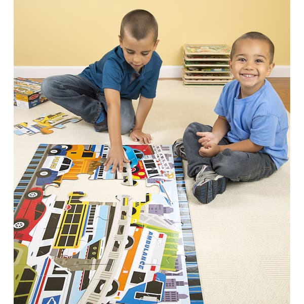 Melissa &amp; Doug® Traffic Jam Floor Puzzle