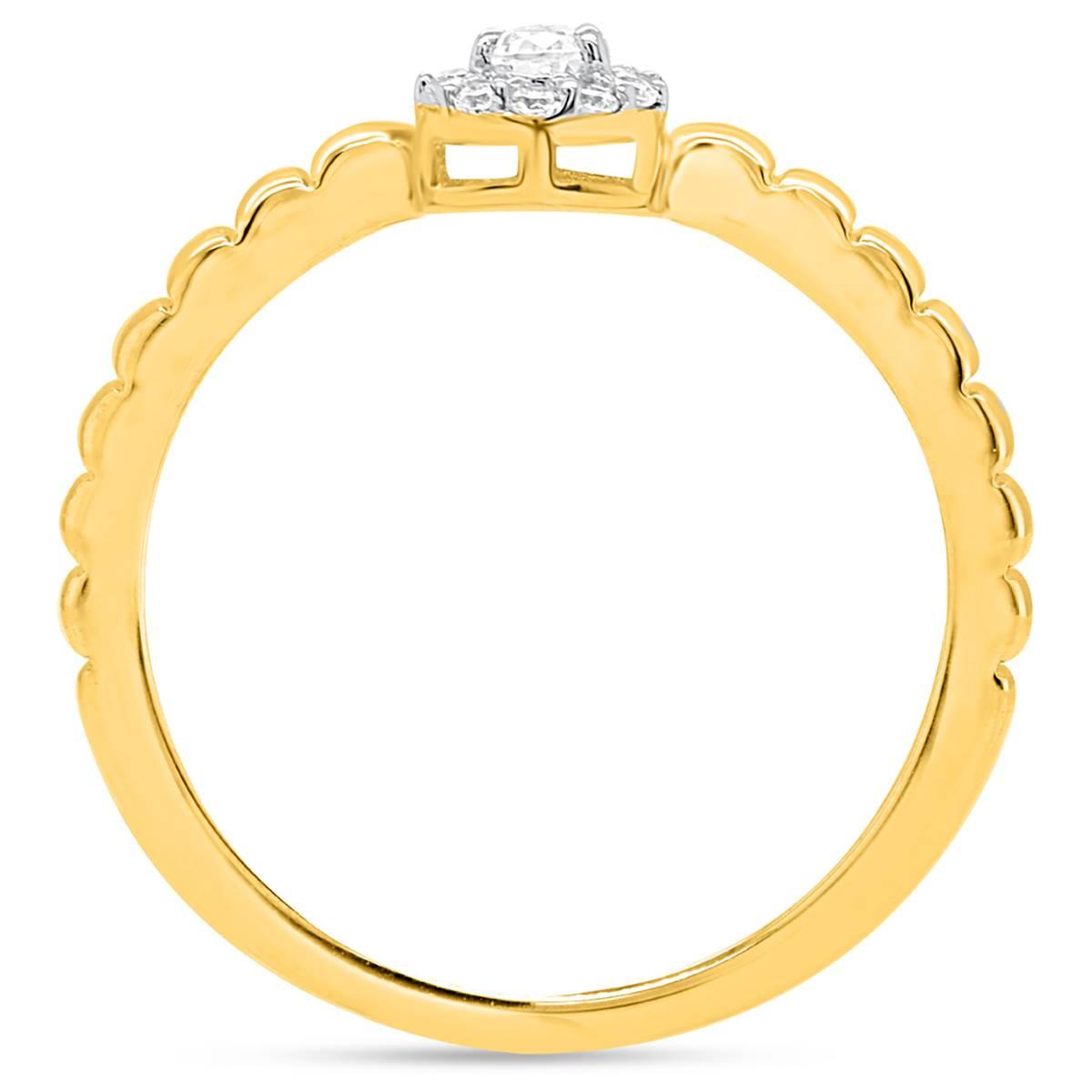 Nova Star® 1/5ctw. Pear & Round Lab-Grown Diamond Promise Ring
