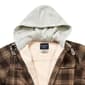 Young Mens Architect® Jean Co. Nordic Fleece Hood Jacket - Brown - image 2