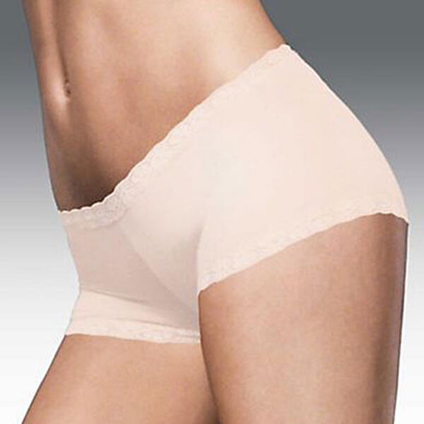 Womens Maidenform&#40;R&#41; Microfiber & Lace Boyshort Panties 40760LN - image 