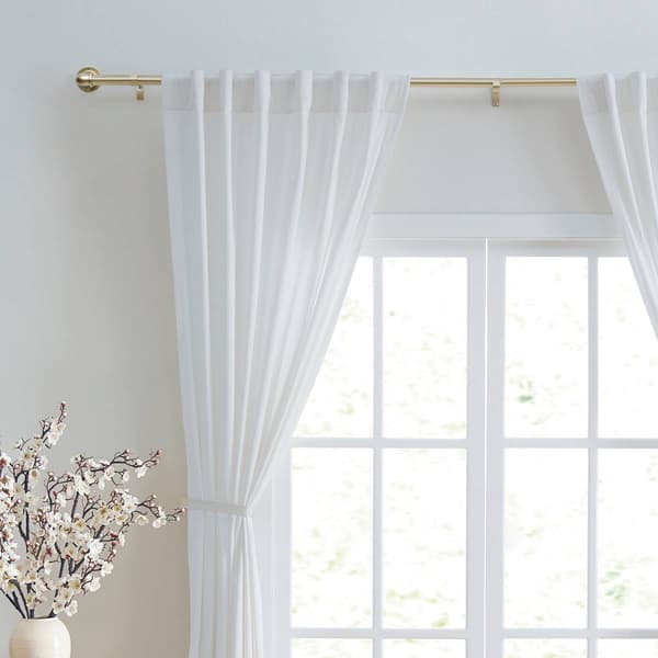 DKNY Wade 66in. Curtain Rod Set