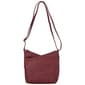 MultiSac Vista Burgundy Stitch Floral Crossbody - image 4