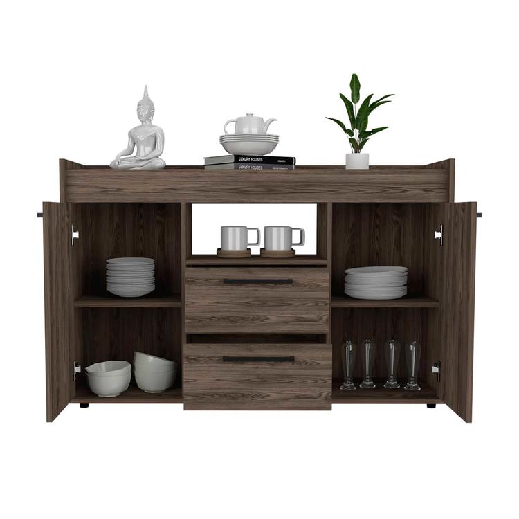 FM FURNITURE Illumina Dark Walnut Sideboard