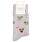 Womens Davco Doggie Faces Crew Socks - image 1