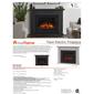 Real Flame Tejon Slim Electric Fireplace - image 20