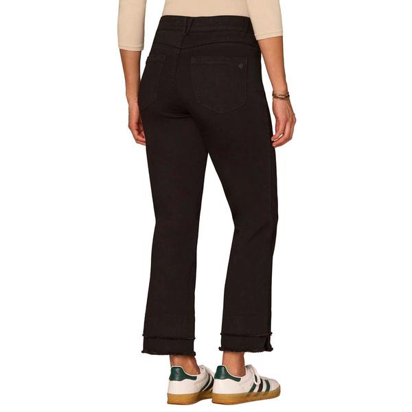 Womens Democracy “Ab”solution® Kick Flare Fray Hem Jeans