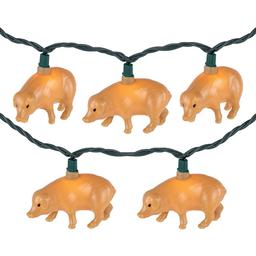 Northlight Seasonal 6ft. Pig Patio Light Set