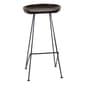 9th & Pike® Rustic Brown Metal Backless Bar Stool - image 5