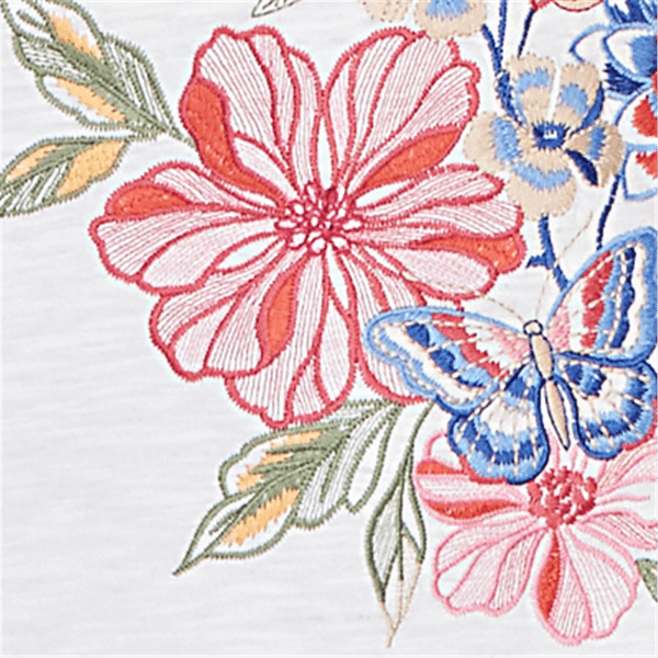 Womens Alfred Dunner The Royal Treatment Floral Butterfly Blouse