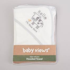 Baby Boy baby views&#40;R&#41; Soft Terry Farm Hooded Towel