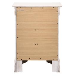 Passion Furniture Louis Philippe 3-Drawer Nightstand