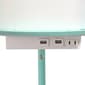 Simple Designs Round Modern Shelf USB Port Organizer Floor Lamp - image 12