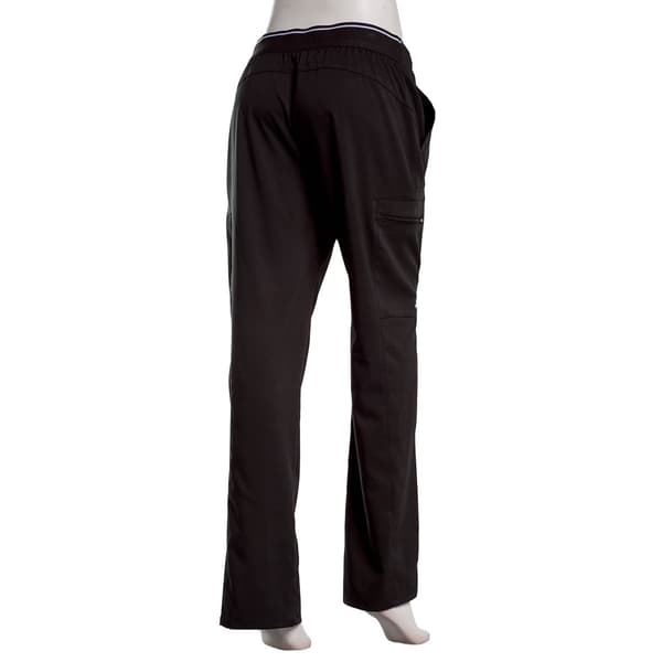 Womens Grey''s Anatomy Logo Plush Elastic Zip Cargo Scrub Pants