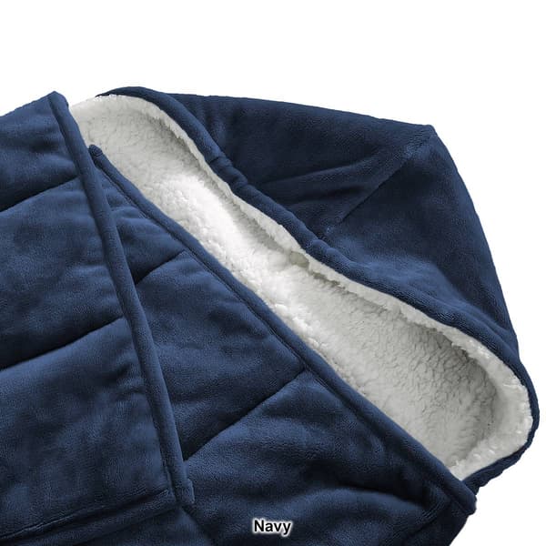 Pur Serenity Hooded Weighted Throw Blanket - image 