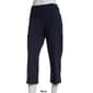 Womens Briggs Solid Millenium Basic Welt Pocket Capris - image 5