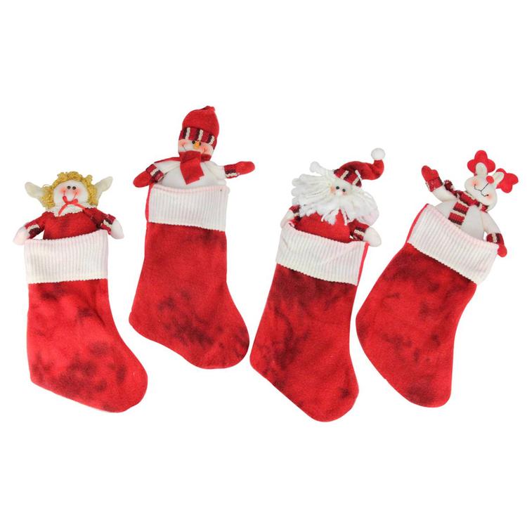 CMI 10pc. Red Christmas Stocking and Gift Bag Set