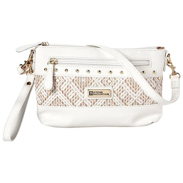 Stone Mountain Santa Fe Straw E/W 4 Bagger Crossbody - image 