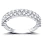 Nova Star(R) 1ctw. Lab Grown Diamond Two Row Semi-Eternity Band - image 1
