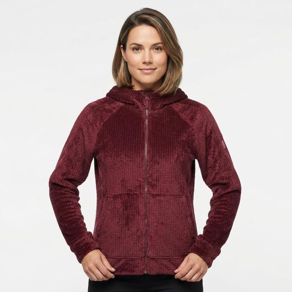 Womens Spyder Outdoor Velour Fleece Full Zip Jacket - image 