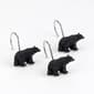 Avanti Black Bear Lodge Shower Curtain Hooks - image 1