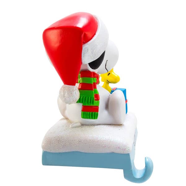 Kurt Adler 4.6in. Snoopy & Woodstock Stocking Holder