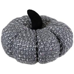 Northlight Grey Knitted Fall Harvest Pumpkin