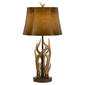 HomeRoots 33in. Brown Antlers Table Lamp - image 1