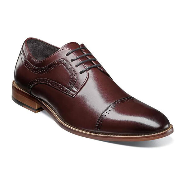 Mens Stacy Adams Dickinson Oxfords - Burgundy - image 