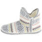 Womens Capelli Fair Isle Knit Bootie Slippers - image 3