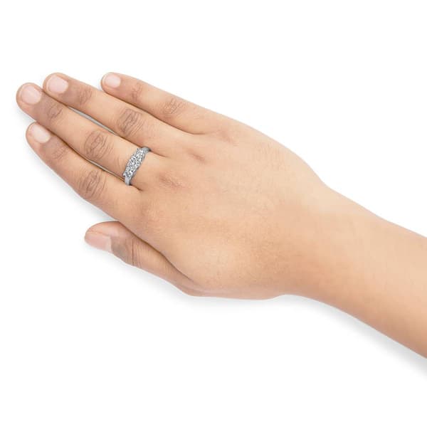 Haus of Brilliance 1/2ctw. Lab Grown Diamond 3 Stone Ring