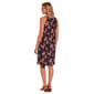 Womens Perceptions Sleeveless Keyhole Neck Floral Shift Dress - image 2
