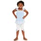 Girls (4-6x) Rare Editions Daisy & Dot Tank Top w/ Bike Short Set - image 1