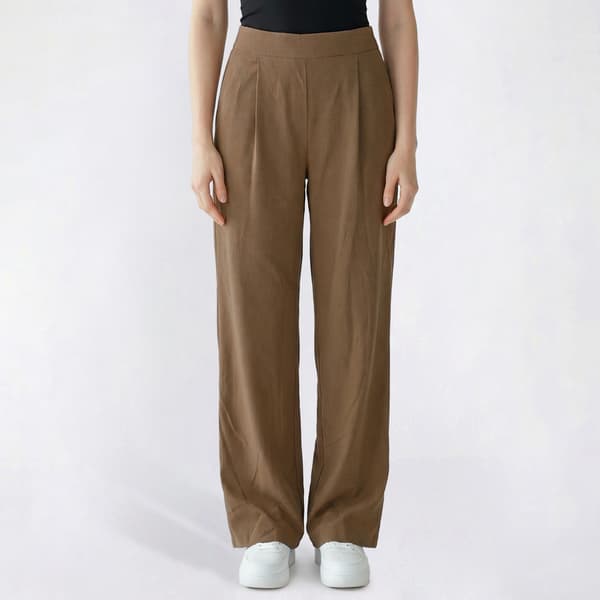 Juniors A.Byer Melange Wide Leg Trouser Pants - image 