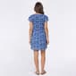 Womens Ninety Clothing Flutter Sleeve Jacquard Shift Dress - image 3