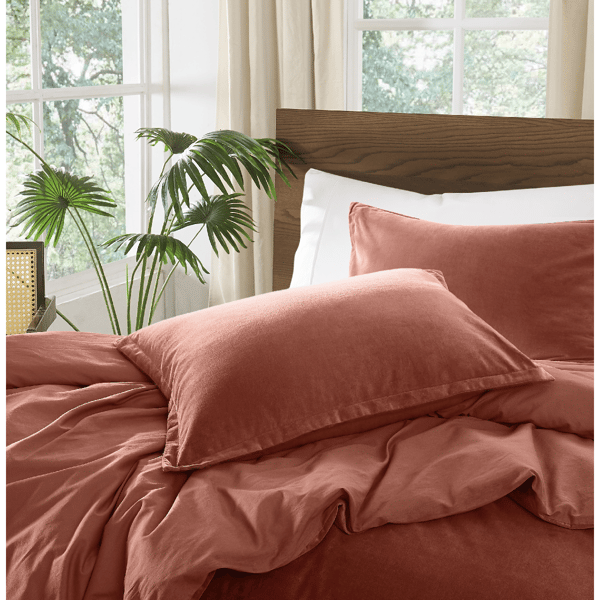 Brooklyn Loom Matte Cotton Velvet 3pc. Comforter Set - image 