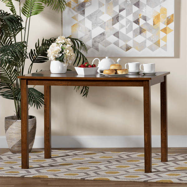 Baxton Studio Eveline Modern Wood 43in. Dining Table
