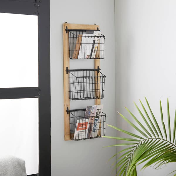 9th &amp; Pike® 3-Tier Rectangular Hanging Wall Rack