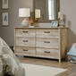 Sauder Cannery Bridge Six Drawer Dresser - Lintel Oak - image 2