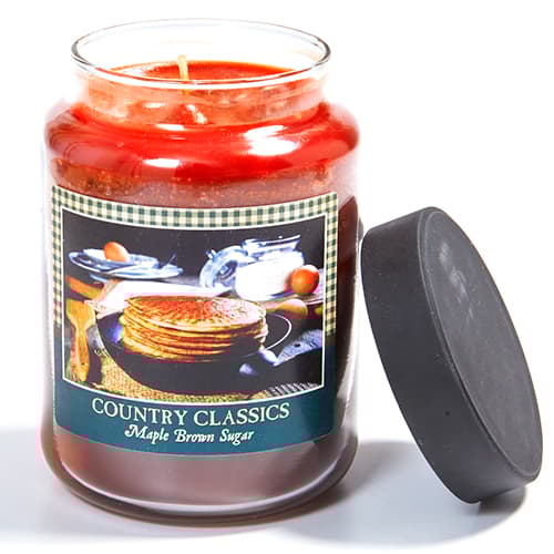 Country Classics Maple Brown Sugar 26oz. Jar Candle - image 